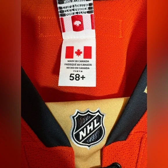 Reebok MiC Anaheim Ducks AlternateTeam Issued Goalie Style Hockey Jersey 58+